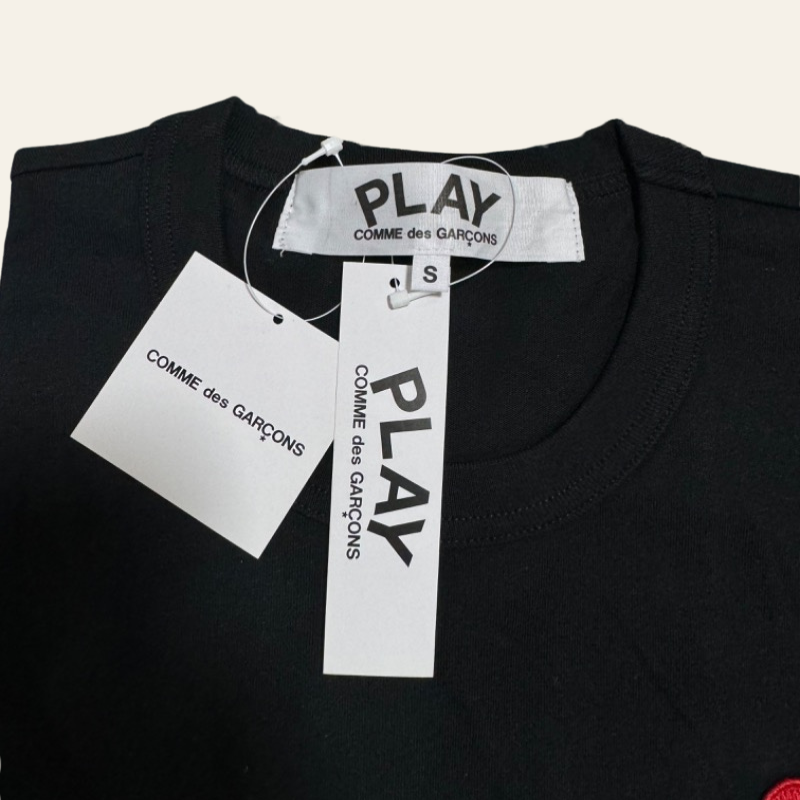 Camiseta "Play Basic" CDG Black