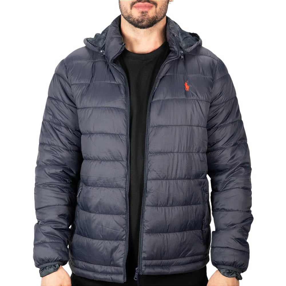 Jaqueta puffer preta RL