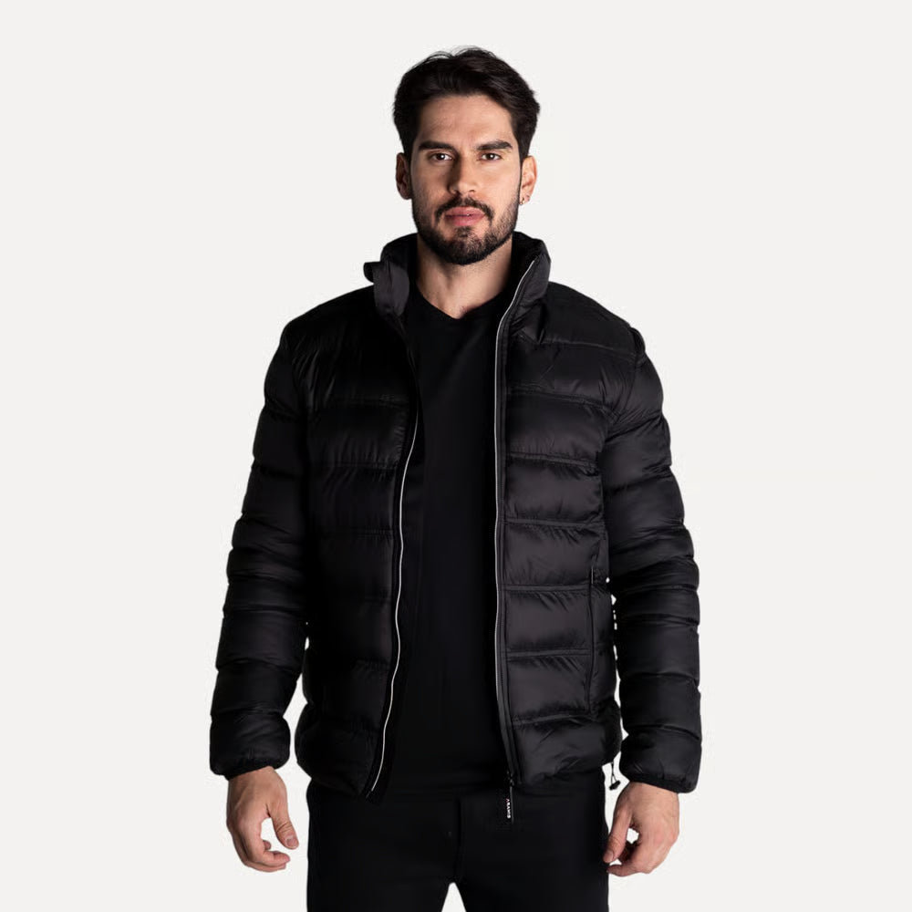 Jaqueta puffer Nylon Aramis Preta