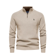 Suéter Polo Premium Meio Ziper
