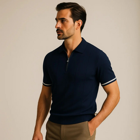 Camisa Polo Meio Zíper Riviera