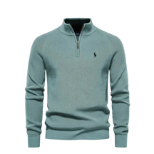 Suéter Polo Premium Meio Ziper