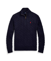 Suéter Polo Tricot Meio Ziper