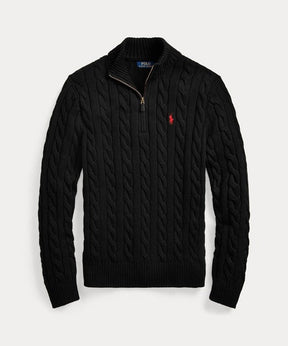 Suéter Polo Tricot Meio Ziper