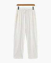 Calça de linho Stephanor Branco