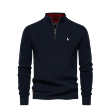 Suéter Polo Premium Meio Ziper