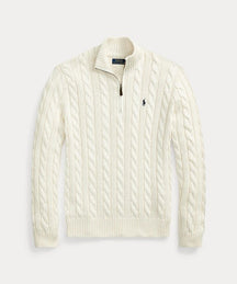 Suéter Polo Tricot Meio Ziper