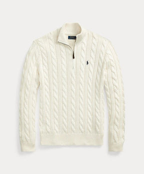 Suéter Polo Tricot Meio Ziper