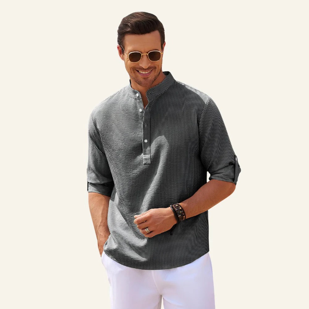 Camisa Gola Padre Casual Ascot