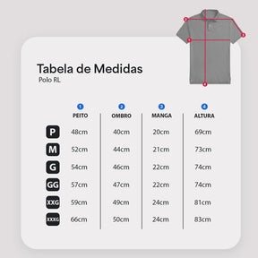 Camisa Polo Bordado Preta