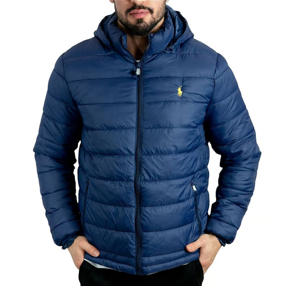 Jaqueta puffer preta RL