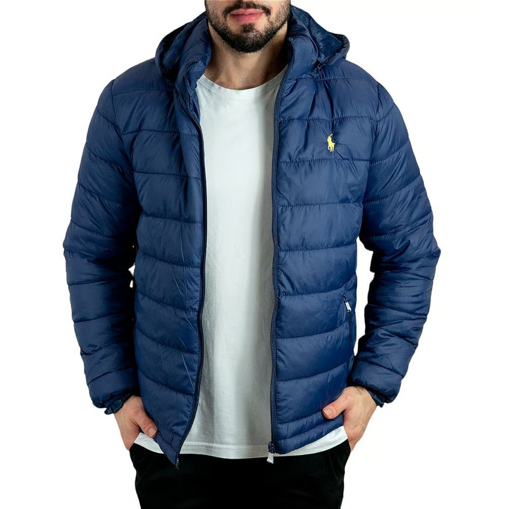 Jaqueta puffer preta RL