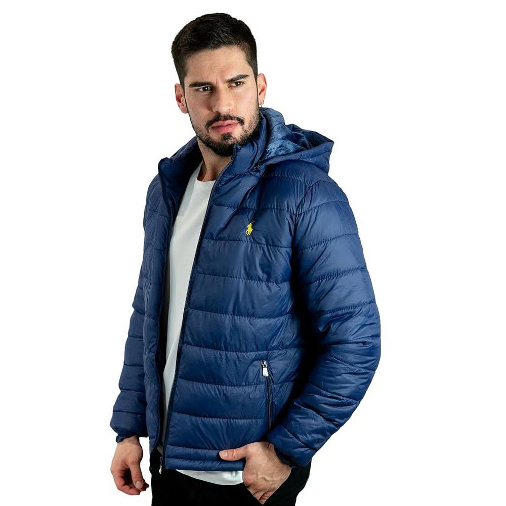 Jaqueta puffer preta RL