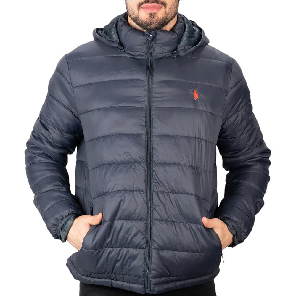 Jaqueta puffer preta RL