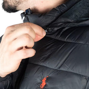 Jaqueta puffer preta RL