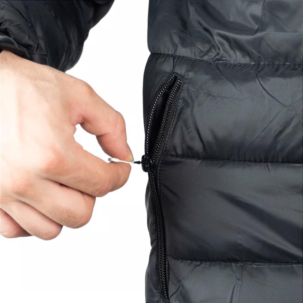Jaqueta puffer preta RL
