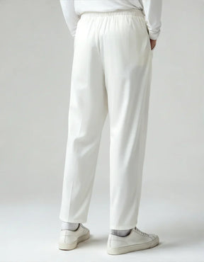 Calça de linho Stephanor Branco