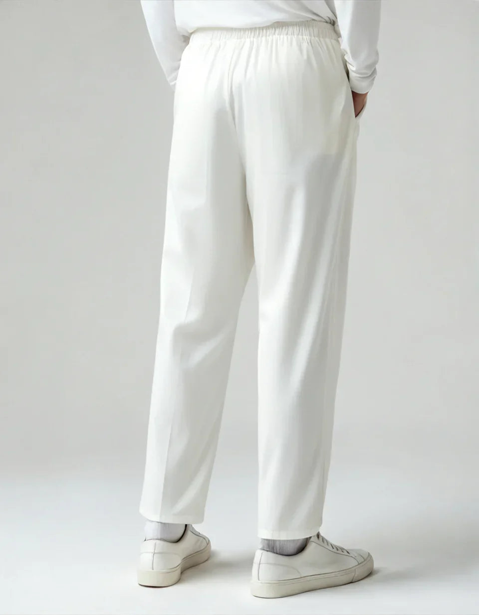 Calça de linho Stephanor Branco